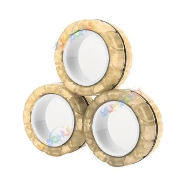 Imagem de Conjunto de 3 Giradores Magnéticos Coloridos - Brinquedo Antiestresse 
