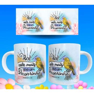 Imagem de Caneca gospel frases religiosas versículos bíblicos motivacionais 29 -