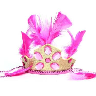Imagem de Tiara Carnaval Luxo - Pink - Abrakadabra, UNICA, U