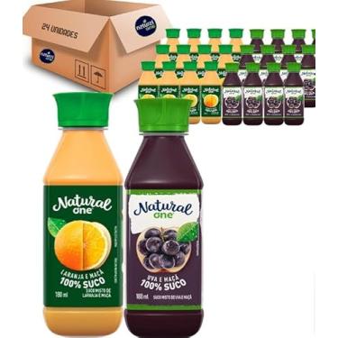 Imagem de Suco Natural One Laranja-Maçã e Uva 180ml Pack(24 Unidades)