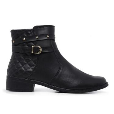 Imagem de Bota Coturno Feminina Cano Curto Casual Inverno Country - Nobreza Shoe
