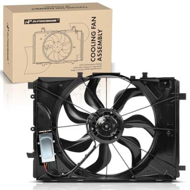 Imagem de A-Premium Conjunto de ventilador de resfriamento do radiador do motor compatível com Infiniti, modelos Mercedes-Benz - QX30 2017-2019, CLA250 2014-2019, GLA250 2015-2020, SLK250 2012-2015