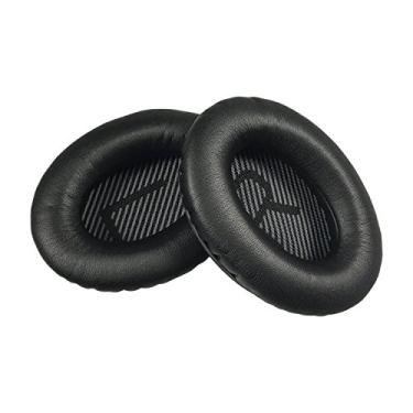 Imagem de Almofadas de ouvido de couro premium Protein para substituição para Bose QuietComfort 25 QC25, QuietComfort 35 QC35, AE2, AE2i, AE2 sem fio, AE2-W, SoundTrue, SoundLink (apenas orelha redonda)