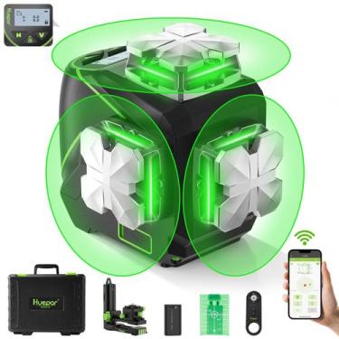 Imagem de Nível de laser Huepar S03CG 12 linhas 3D com autonivelamento com LCD