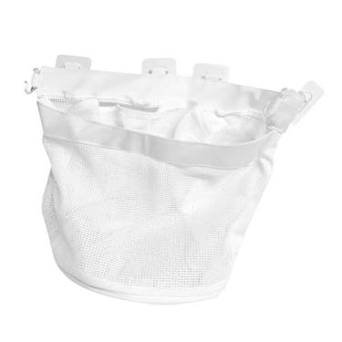 Imagem de Luwecf Organizador de brinquedos de banho de malha para parede, banheiro, chuveiro, armazenamento de brinquedos de banho para chuveiro