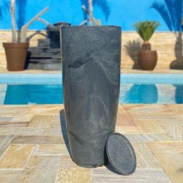 Imagem de Vaso De Planta Grande Cone Brilhante Luxo Decorativo G - Renovar Artes