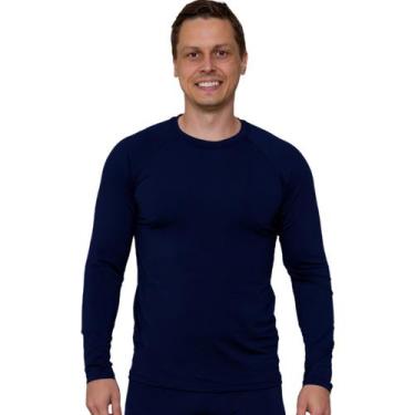 Imagem de Camisa Térmica Masculina Manga Longa Comprida Blusa Inverno - AG Indus