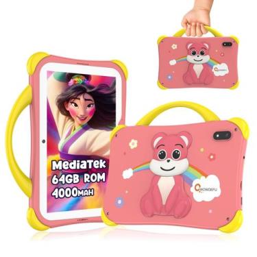 Imagem de Tablet CWOWDEFU Tablet infantil de 7 polegadas 64GB Android 14 4000mAh