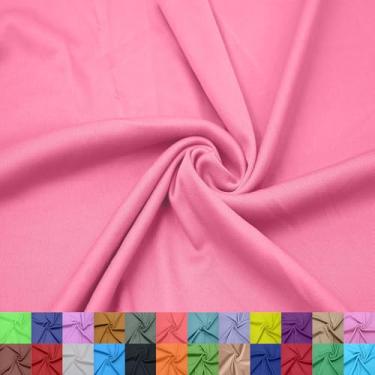 Imagem de Stylish FABRIC Forro interloque 100% poliéster de 152 cm de largura – tecido de malha leve elástico bidirecional, da The Yard para vestuário, maternidade, decorações de festa, cortinas, artesanato e