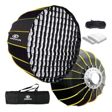 Imagem de Softbox Octabox Greika GSL 60cm com Colmeia e Encaixe Bowens – Difusor Profissional para Iluminação de Estúdio