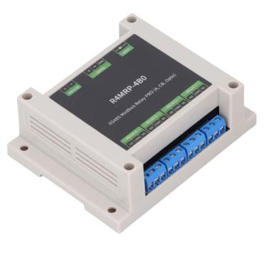 Imagem de Bewinner 4 Canais Modbus RTU Módulo de relé - Interface 12V DC RS485, Isolamento de Optocoupler e 250V/10A para Automação Industrial