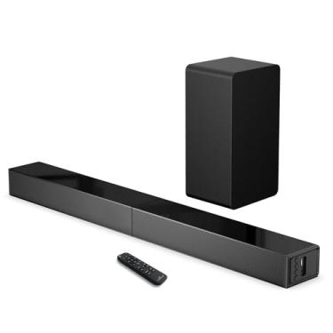 Imagem de LARKSOUND Barra de som 2,1 canais com subwoofer, barra de som de 31 polegadas para Smart TV com HDMI, óptico, AUX, Bluetooth, USB - sistema de som surround