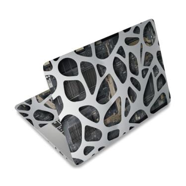 Imagem de PLIGREAT Capa de adesivo para laptop, placa-mãe vazada, adesivos para laptop, adesivos para laptops de 30.5 cm, 33.0 cm, 33.8 cm, 35.6 cm, 38.1 cm, universal, removível, vinil, notebook, arte