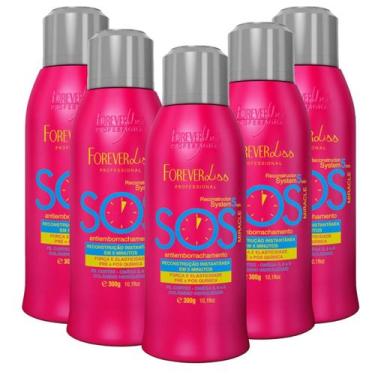 Imagem de Kit SOS Reconstrutor Forever Liss 5 Unidades de 300ml cada