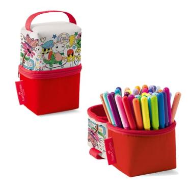 Imagem de Canetinha, Faber-Castell, Vai e Vem, 50 Cores, 15.0150VVZF, Multicolorida