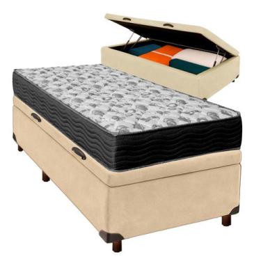 Imagem de Colchão Solteiro D33 + Bau Blindado - Iso100 - Ortobom