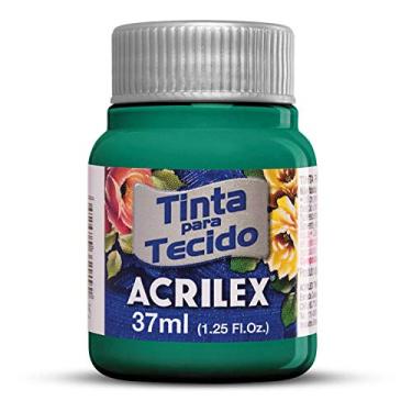 Imagem de Tinta Tecido Fosca, Acrilex 041400630, Verde Mar, 37 ml, Pacote de 12