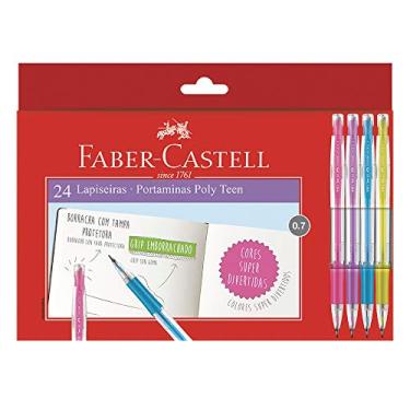 Imagem de Lapiseira Poly Teen 0.7 mm, Faber-Castell, LP07T, Multicor, pacote de 24