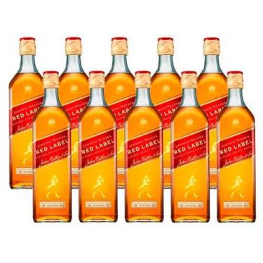 Imagem de Whisky Johnnie Walker Red Label 1 Litro 10 Unidades