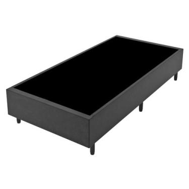 Imagem de Base de Cama Box Solteiro Fit 88x188 Cm Titânio - Vian