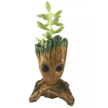 Imagem de Baby Groot Vaso Guardiões Da Galáxia Mão No Queixo 15cm - Gama