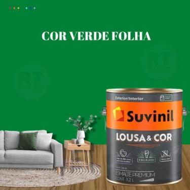 Imagem de Tinta Lousa Suvinil 3,2l  Para Parede Metal e Madeira Cor Preto Absolu