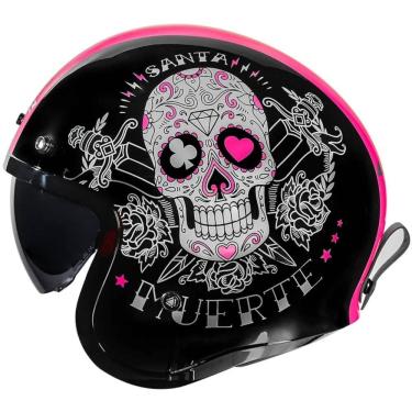 Imagem de Capacete LS2 Aberto OF599 Pinky Muerte