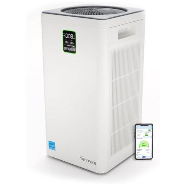 Imagem de Purificador de Ar Kenmore PM4030 com Filtro True HEPA H13, Cobertura de até 213 metros quadrados, Silencioso 24dB, Filtragem HEPA 3 Estágios
