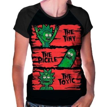 Imagem de Camiseta Raglan Baby Look Rick And Morty Full Print Ref:706 - smoke, P