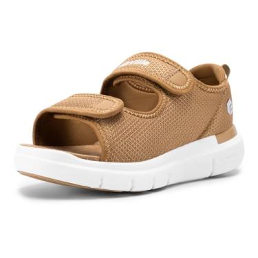 Imagem de FitVille Sapatos Femininos Diabéticos Sandálias Femininas Extra Largas Extra Largas com Fecho Ajustável Sapatos de Caminhada Diabéticos Suporte de Arco de Fascite Plantar