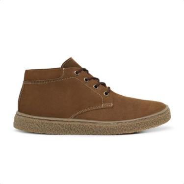 Imagem de Bota Coturno Masculino Couro Nobuck Social Casual Conforto - MR Calçad