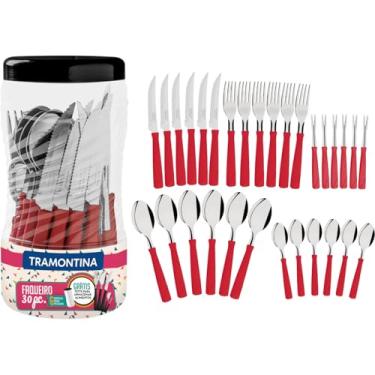 Imagem de FAQUEIRO INOX 30PC NEW KOLOR VER