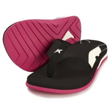 Imagem de Chinelo Kenner Action X-Gel Masculino - Preto e Rosa - 40-Masculino