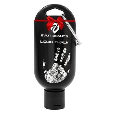 Imagem de EVMT Brands Giz líquido, giz de academia sem bagunça para levantamento de peso, ginástica, escalada. Resistente ao suor e de longa duração para aderência mais forte. O pacote pode variar.