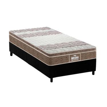 Imagem de Cama Box Solteiro: Colchão Probel D33/Ep Plus + Base Black(88X188)