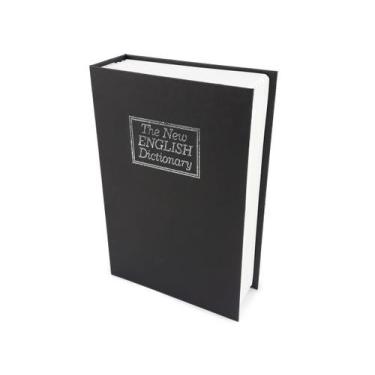 Imagem de Cofre Metal Camuflado Porta Joias Guarda Valores Em Formato De Livro D
