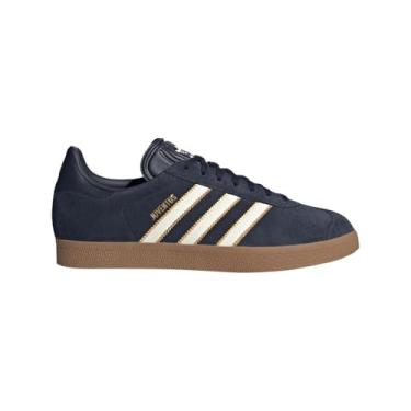 Imagem de Adidas Gazelle Juventus - Masculino (JS3044, Off White/Legend Ink/Football Gold), Branco/Legend Ink/Football Gold, 41