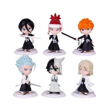 Imagem de Coleção Anime Figure Toy, 6 peças de PVC da série Bleach, 7,5 cm