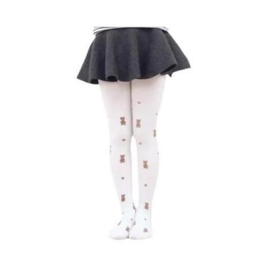 Imagem de Meias Calças Multicoloridas Para Meninas Bebê, Meias Tricotadas Para C