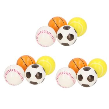 Imagem de CUOFYUNL 12 unidades de bolas antiestresse 63 mm portátil, leve, seguro e durável, brinquedo de bola de apertar para crianças com mais de 3 anos de idade