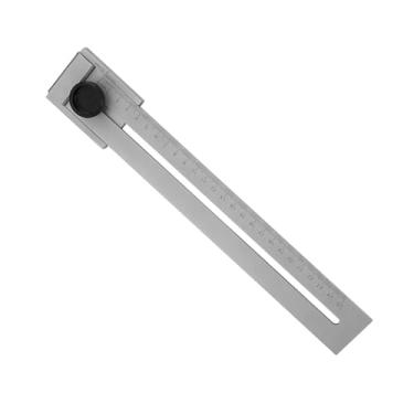 Imagem de Generic Medidor de Régua de Marcação de Alta Precisão para Carpintaria para Marcação Fácil, Ferramenta de Marcação de Aço Carbono Durável para Entusiastas de Carpintaria