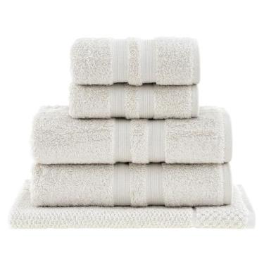 Imagem de Kit Jogo De Toalhas Buddemeyer 5 Peças Algodão Egipcio Banhão Gigante 