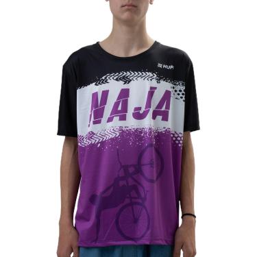 Imagem de Camiseta Masculina HUPI Bike Naja Preto/Branco