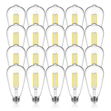 Imagem de Lâmpada vintage DAYBETTER ST58 LED Edison 8W 800LM 5000K