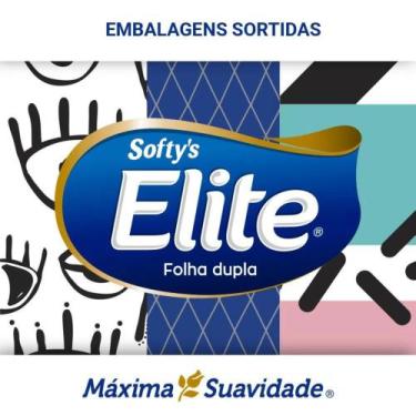 Imagem de Lenços de Papel kit 100 Folhas Elite Máxima Suavidade Folha Dupla, uni