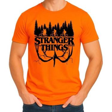 Imagem de Camiseta Camisa Adulto Feminina Masculina Algodão SÉRIE Stranger Thing