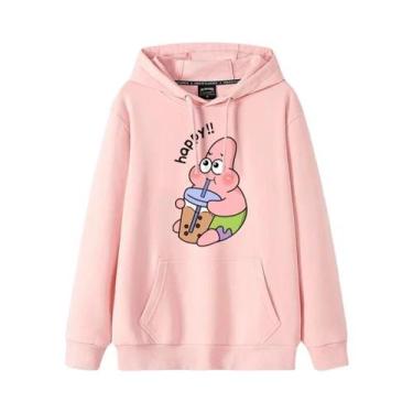 Imagem de Moletom Feminino De Outono Inverno Com Estampa De Anime SpongeBob, Est