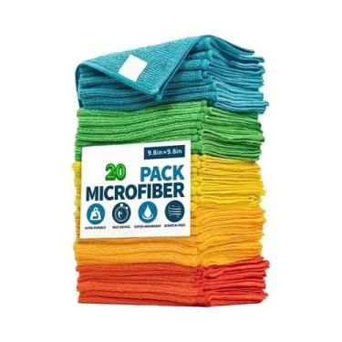 Imagem de Pano De Limpeza De Microfibra Durável E Absorvente Para Lavagem De Lou