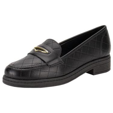 Imagem de Mocassim feminino beira rio 4312103, Preto, 37