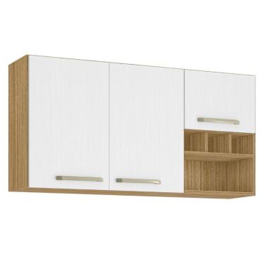 Imagem de Armário Suspenso 1 Prateleira E 3 Portas Fort Freijó Supremo